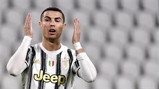 Cristiano Ronaldo během utkání Juventusu s Atalantou neproměnil penaltu.