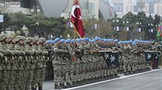 V ázerbájdžánském Baku se konala vojenská přehlídka na oslavu uzavření dohody s...
