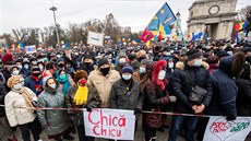 Moldavané protestovali proti vlád� poté, co kabinet odebral nov� zvolené...