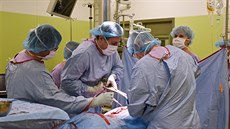 Lékaři z Fakultní nemocnice Brno jako první na světě operovali dětskou skoliózu...