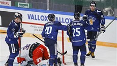 etí hokejisté prohráli první zápas Channel One Cupu s Finskem 3:4
