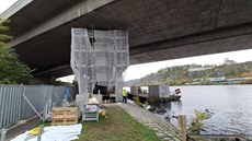 Oprava Barrandovského mostu v letoním roce koní, dalí práce zanou na jae.