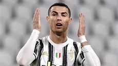 Cristiano Ronaldo z Juventusu Turín práv zahodil penaltu.