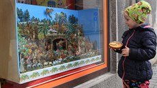 Pouli�ní výstava betlém� zkrá�luje v tomto období �tramberk.