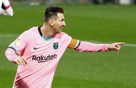 Radost Lionela Messiho z Barcelony, který pekonal rekord Pelého v potu...