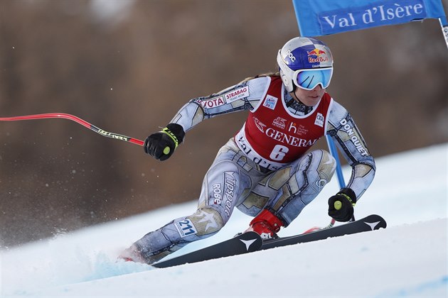 Ester Ledeck v superobm slalomu ve Val d'Isere.