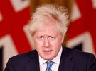 Britský premiér Boris Johnson (21. prosince 2020)