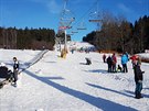 Mraveni�t� na Jezern� sjezdovce ve Skiare�lu Lipno.