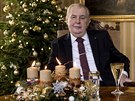 Prezident republiky Milo Zeman vystoupil s vánoním poselstvím. (26. prosince...