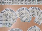Dvojice podle kriminalist� pad�lala bankovky v hodnot� v�c ne� 600 tis�c korun.
