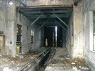 Interiér výtopny ve stanici Nový Jiín horní nádraí v íjnu 2004 GPS:...