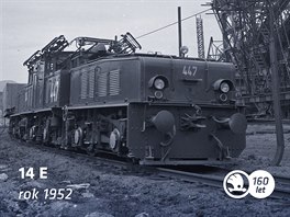 Odklizová důlní lokomotiva Škoda 14 E