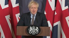 Britský premiér Boris Johnson oznámil detaily nové dohody. (24. prosince 2020)