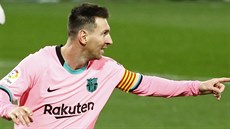 Radost Lionela Messiho z Barcelony, který pekonal rekord Pelého v potu...