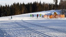 Ve Skiareálu Lipno upravili okruh pro běžkaře.