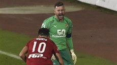 Jan Latvka z Ostravy práv inkasoval, pokoil ho olomoucký Jakub Yunis.