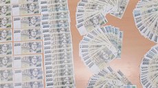 Dvojice podle kriminalist padlala bankovky v hodnot víc ne 600 tisíc korun.