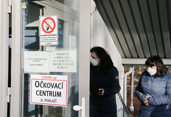 Očkování proti covidu v ústecké Masarykově nemocnici.