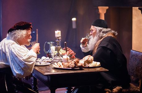 Igor Bare jako Rembrandt a Alois vehlík jako Jan Amos Komenský