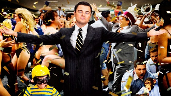 Leonardo DiCaprio ve filmu Vlk z Wall Street