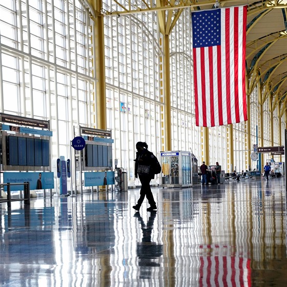 Letiště Ronalda Reagana ve Washingtonu D.C. (29. dubna 2020)