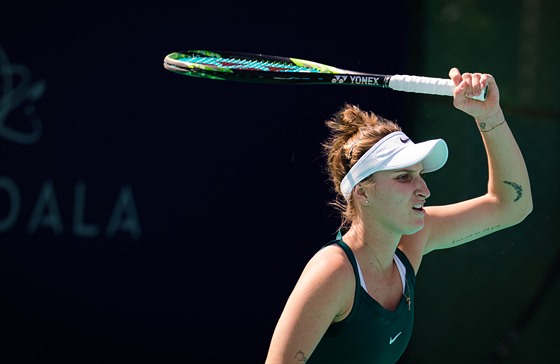 Markéta Vondrouová na turnaji v Abú Zabí