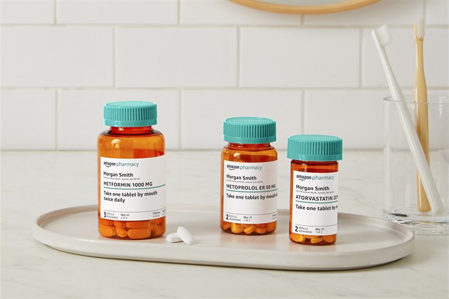 Léky na pedpis od Amazon Pharmacy. Zdroj: Amazon