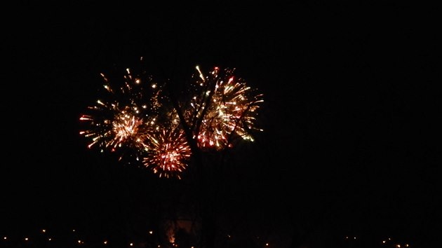 Oslavy Nového roku v Nebuicích.