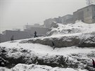 Zima v afghánském hlavním mst Kábulu