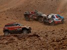 Momentka z páté etapy Rallye Dakar.