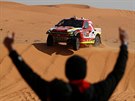 Martin Prokop v esté etap Rallye Dakar.