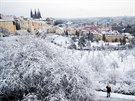 Díky mrazivému poasí a intenzivnímu snení v noci na tvrtek se Praané...