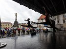 Obyvatelé a návtvníci Olomouce mli v ervnu na Horním námstí jedinenou...