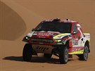 Martin Prokop s Viktorem Chytkou ve tetí etap Rallye Dakar