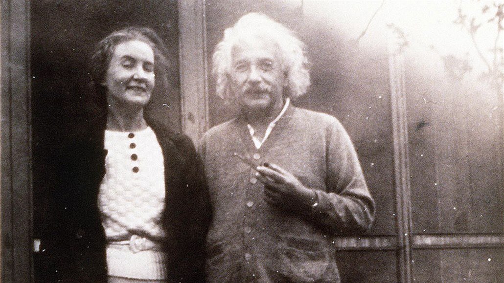 Margareta Ivanovna Konnková na snímku s Albertem Einsteinem