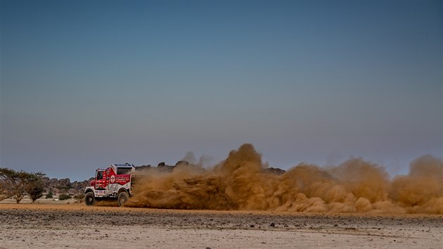 Ale Loprais na Rallye Dakar 2021.