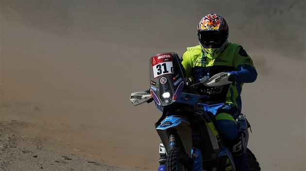 Martin Michek ve tvrt etap Rallye Dakar