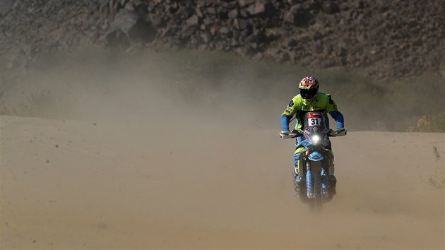 Martin Michek ve čtvrté etapě Rallye Dakar