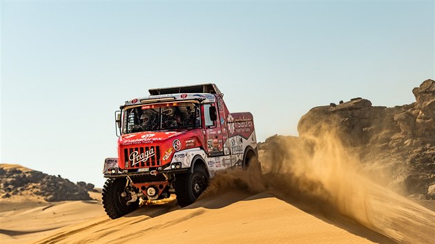 Ale Loprais na Rallye Dakar.