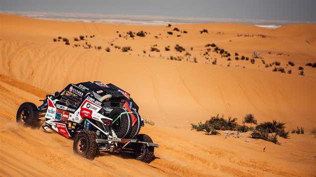 Josef Macháček a Pavel Vyoral s prototypem Buggyra Zero v šesté etapě Rallye Dakar
