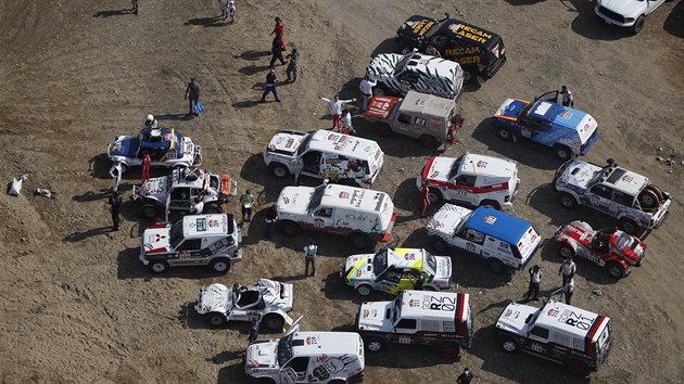 Momentka z prologu Rallye Dakar
