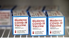 Vakcína proti koronaviru od americké spolenosti Moderna. (30. prosince 2020)