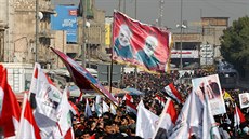 Iráané si pipomínají jeden rok od smrti íránského generála Kásema...
