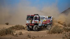 Český kamion Tatra pilotovaný Martinem Šoltysem na Rallye Dakar