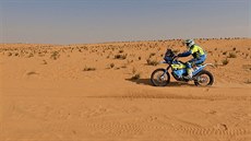 eský motocyklista Martin Michek na Rallye Dakar