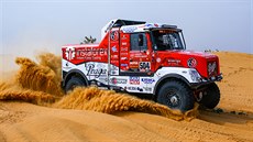 Aleš Loprais s kamionem Praga na Rallye Dakar
