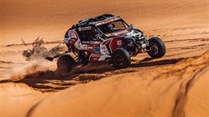 Tomá Enge, Vlastimil Toenovský s prototypem Buggyra Zero na Rallye Dakar