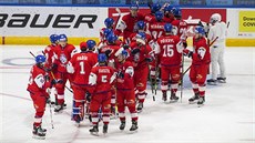 Radost českých hokejistů do 20 let
