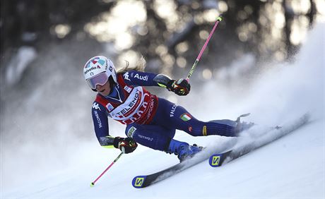 Marta Bassinov v obm slalomu v Kranjsk Goe.