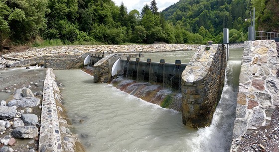 Vodní elektrárna Lavoreit od eské firmy Hydropol